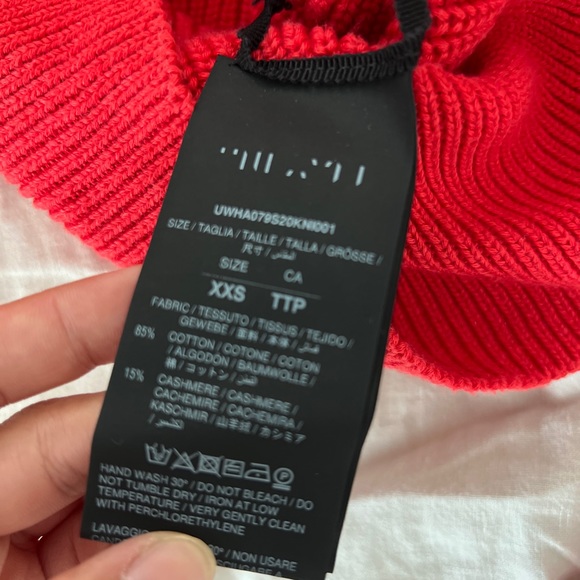 BEN TAVERNITI UNRAVEL PROJECT Red Sweater - Picture 14 of 14